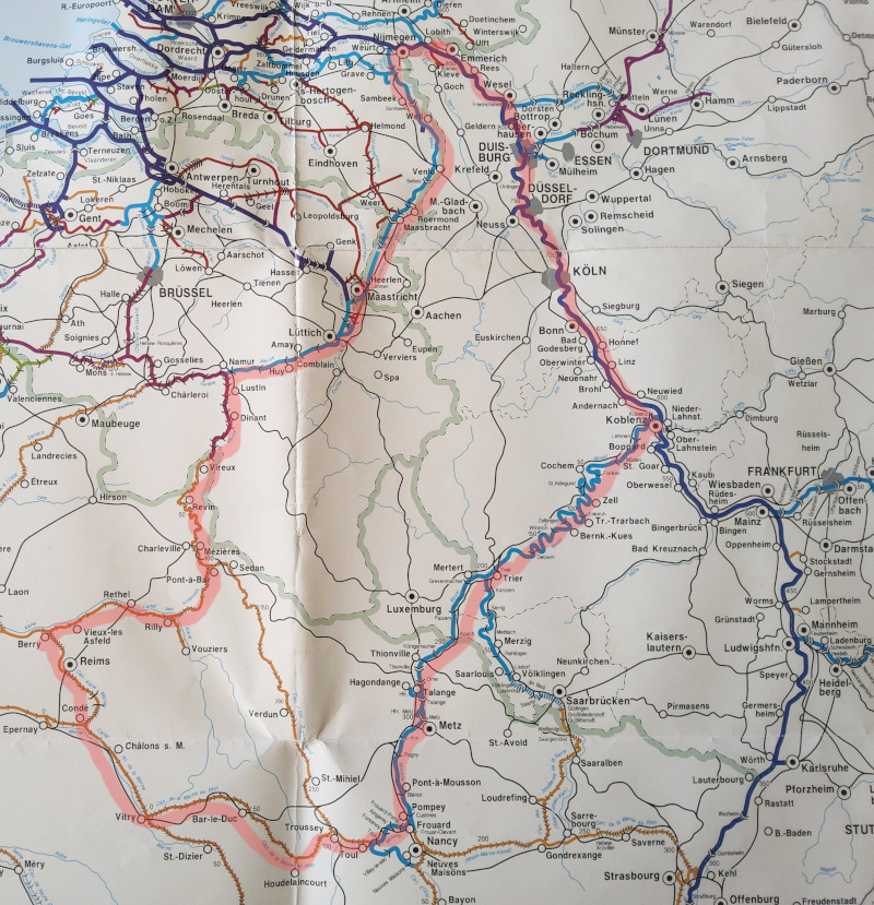 Route Maas Moezel Rijn